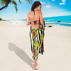 Papaya Pattern Print Design PP01 Sarong Pareo Wrap-JORJUNE.COM