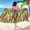 Papaya Pattern Print Design PP01 Sarong Pareo Wrap-JORJUNE.COM