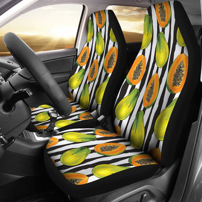 Papaya Pattern Print Design PP01 Universal Fit Car Seat Covers-JorJune