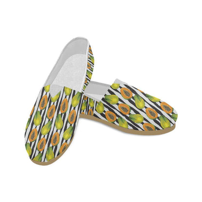 Papaya Pattern Print Design PP01 Women Casual Shoes-JorJune.com