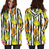 Papaya Pattern Print Design PP01 Women Hoodie Dress