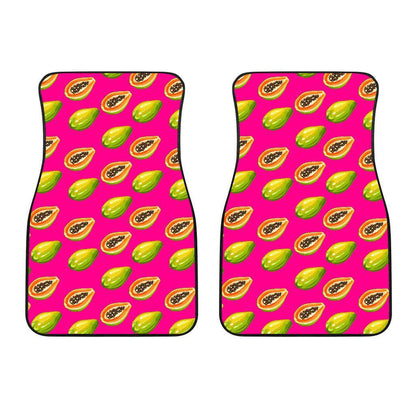 Papaya Pattern Print Design PP02 Car Floor Mats-JORJUNE.COM