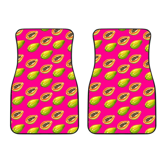 Papaya Pattern Print Design PP02 Car Floor Mats-JORJUNE.COM