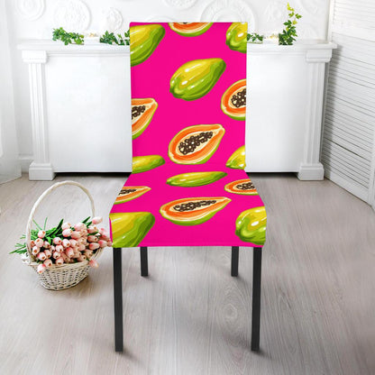 Papaya Pattern Print Design PP02 Dining Chair Slipcover-JORJUNE.COM