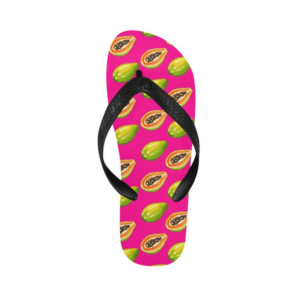 Papaya Pattern Print Design PP02 Flip Flops-JorJune