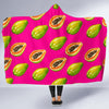 Papaya Pattern Print Design PP02 Hooded Blanket-JORJUNE.COM