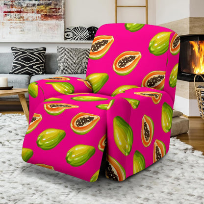 Papaya Pattern Print Design PP02 Recliner Slipcover-JORJUNE.COM