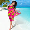 Papaya Pattern Print Design PP02 Sarong Pareo Wrap-JORJUNE.COM