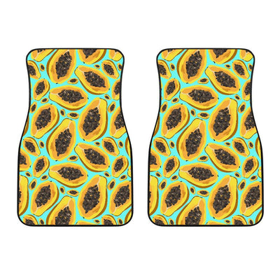 Papaya Pattern Print Design PP03 Car Floor Mats-JORJUNE.COM