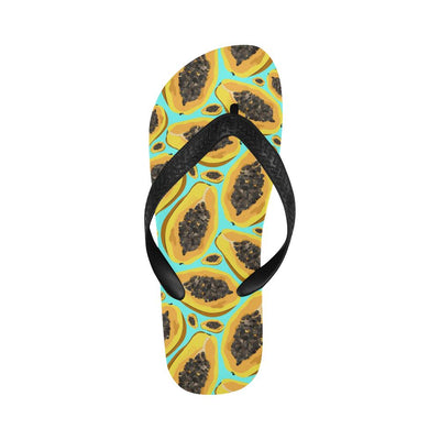 Papaya Pattern Print Design PP03 Flip Flops-JorJune