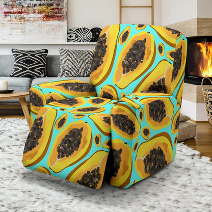 Papaya Pattern Print Design PP03 Recliner Slipcover-JORJUNE.COM