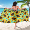 Papaya Pattern Print Design PP03 Sarong Pareo Wrap-JORJUNE.COM