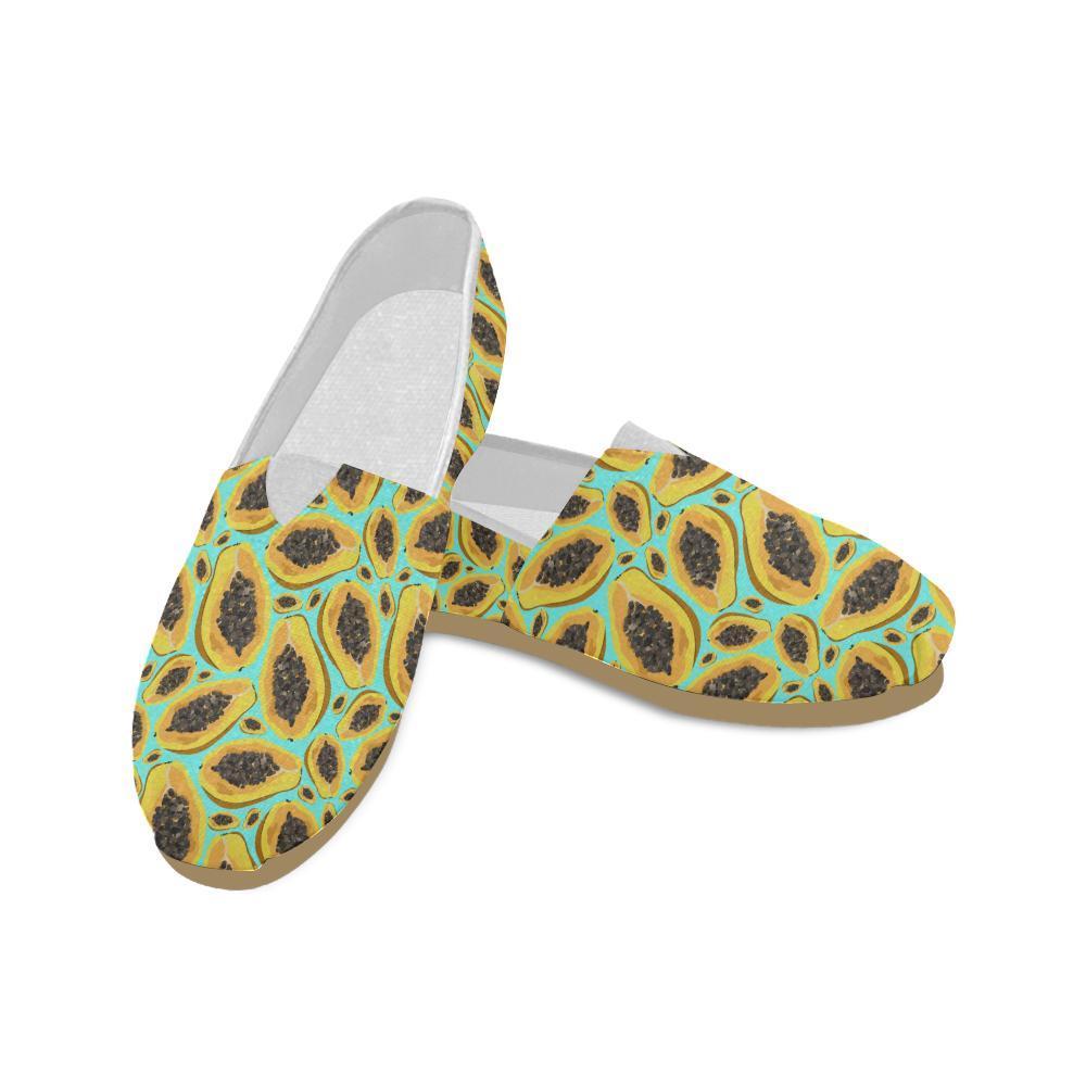 Papaya Pattern Print Design PP03 Women Casual Shoes-JorJune.com