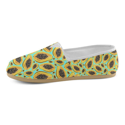 Papaya Pattern Print Design PP03 Women Casual Shoes-JorJune.com