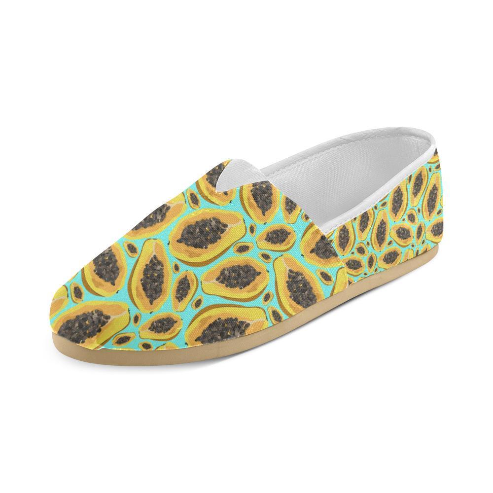 Papaya Pattern Print Design PP03 Women Casual Shoes-JorJune.com