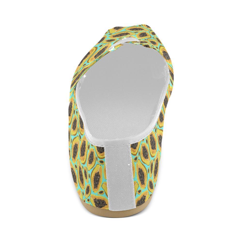 Papaya Pattern Print Design PP03 Women Casual Shoes-JorJune.com