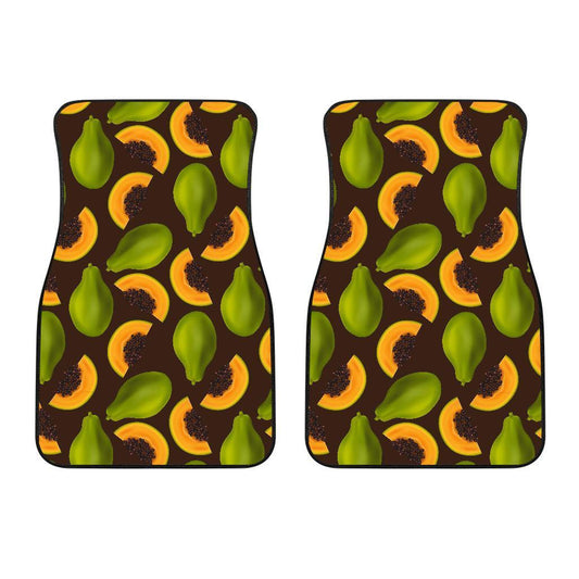 Papaya Pattern Print Design PP04 Car Floor Mats-JORJUNE.COM