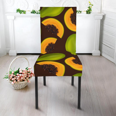 Papaya Pattern Print Design PP04 Dining Chair Slipcover-JORJUNE.COM