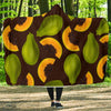 Papaya Pattern Print Design PP04 Hooded Blanket-JORJUNE.COM