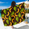 Papaya Pattern Print Design PP04 Sarong Pareo Wrap-JORJUNE.COM