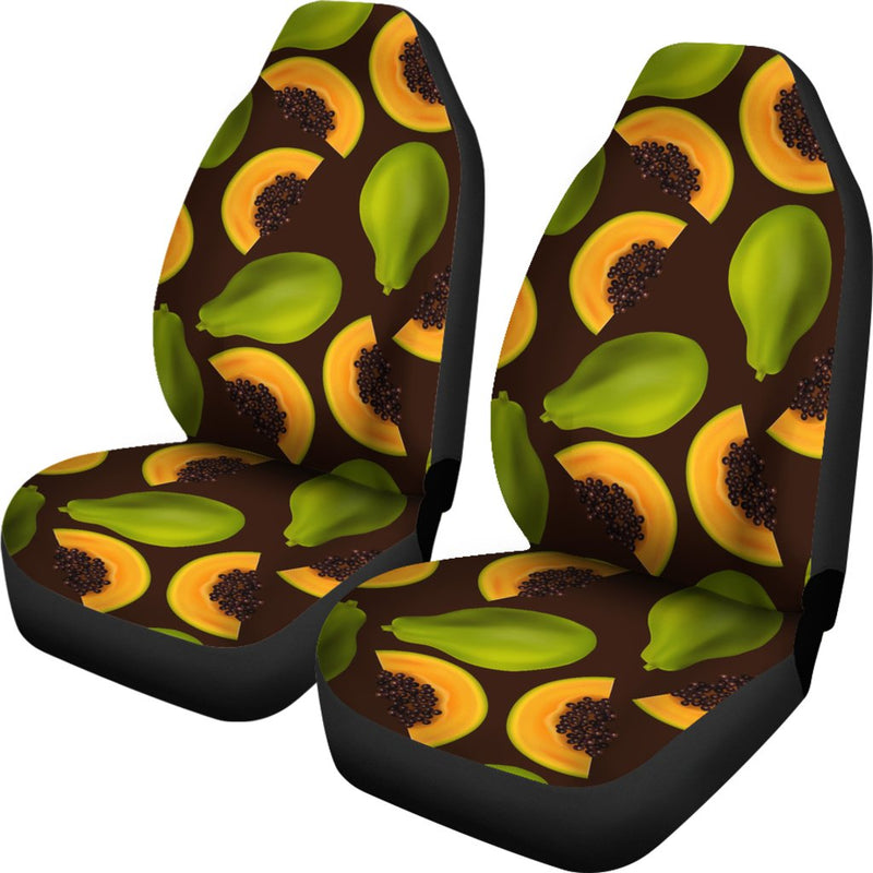 Papaya Pattern Print Design PP04 Universal Fit Car Seat Covers-JorJune