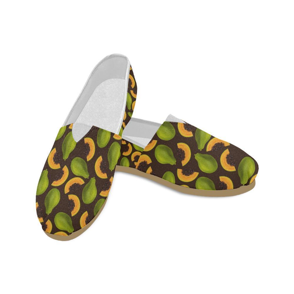 Papaya Pattern Print Design PP04 Women Casual Shoes-JorJune.com