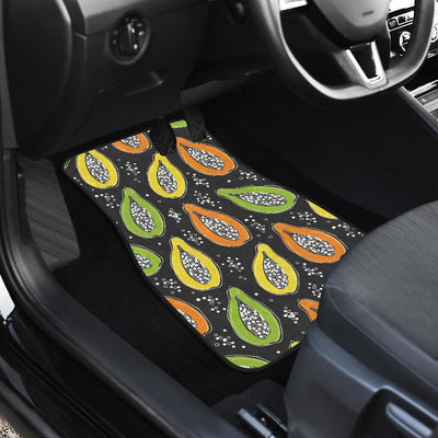 Papaya Pattern Print Design PP05 Car Floor Mats-JORJUNE.COM