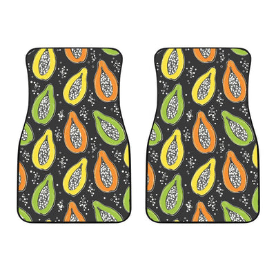 Papaya Pattern Print Design PP05 Car Floor Mats-JORJUNE.COM