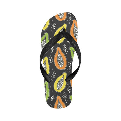 Papaya Pattern Print Design PP05 Flip Flops-JorJune