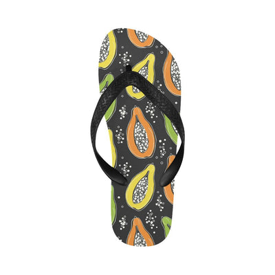 Papaya Pattern Print Design PP05 Flip Flops-JorJune