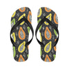 Papaya Pattern Print Design PP05 Flip Flops-JorJune