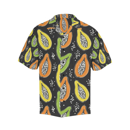 Papaya Pattern Print Design PP05 Men Hawaiian Shirt-JorJune