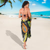 Papaya Pattern Print Design PP05 Sarong Pareo Wrap-JORJUNE.COM