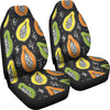 Papaya Pattern Print Design PP05 Universal Fit Car Seat Covers-JorJune