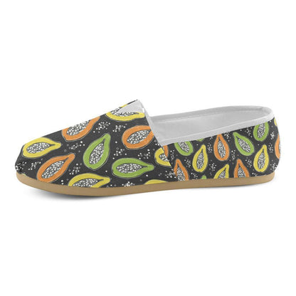 Papaya Pattern Print Design PP05 Women Casual Shoes-JorJune.com