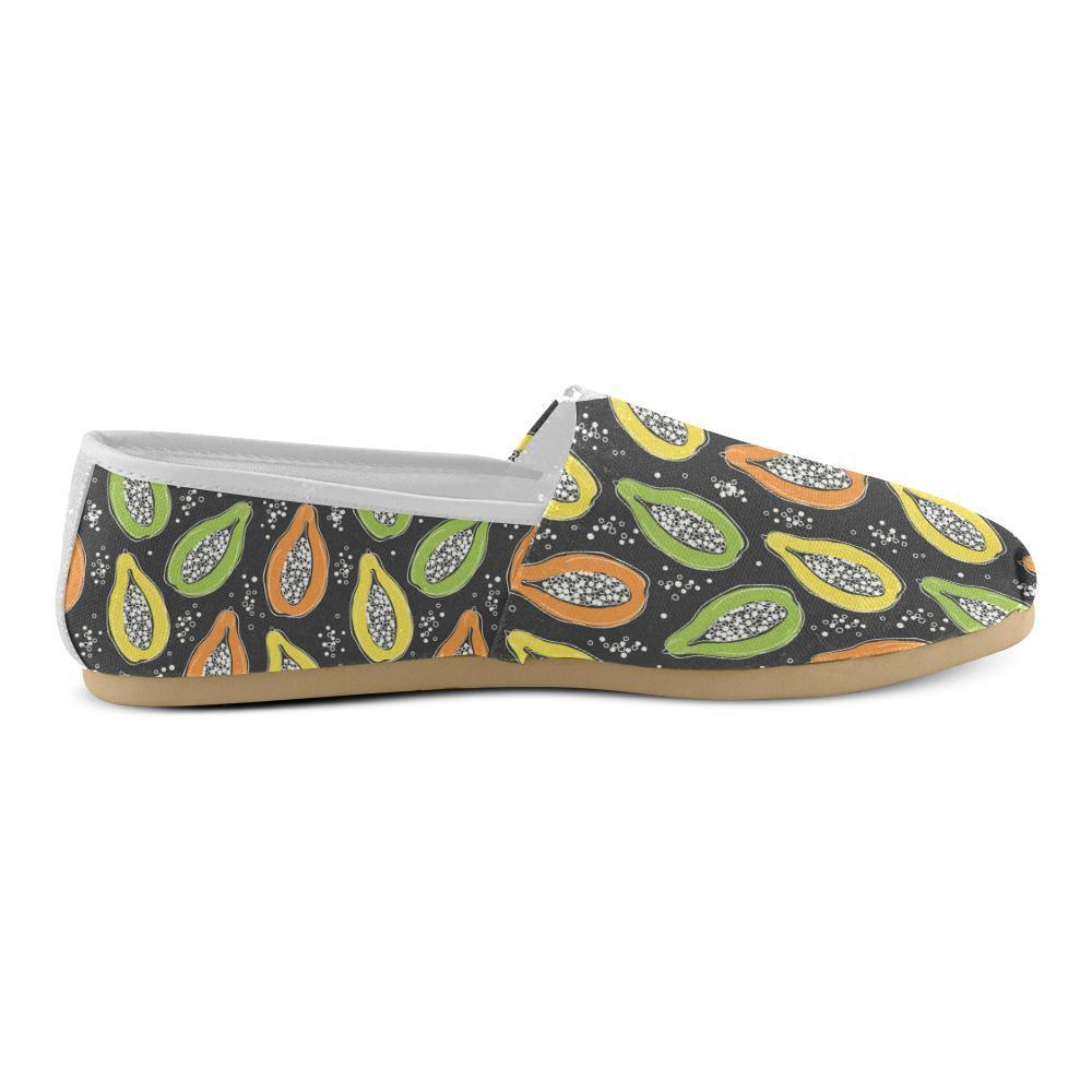Papaya Pattern Print Design PP05 Women Casual Shoes-JorJune.com