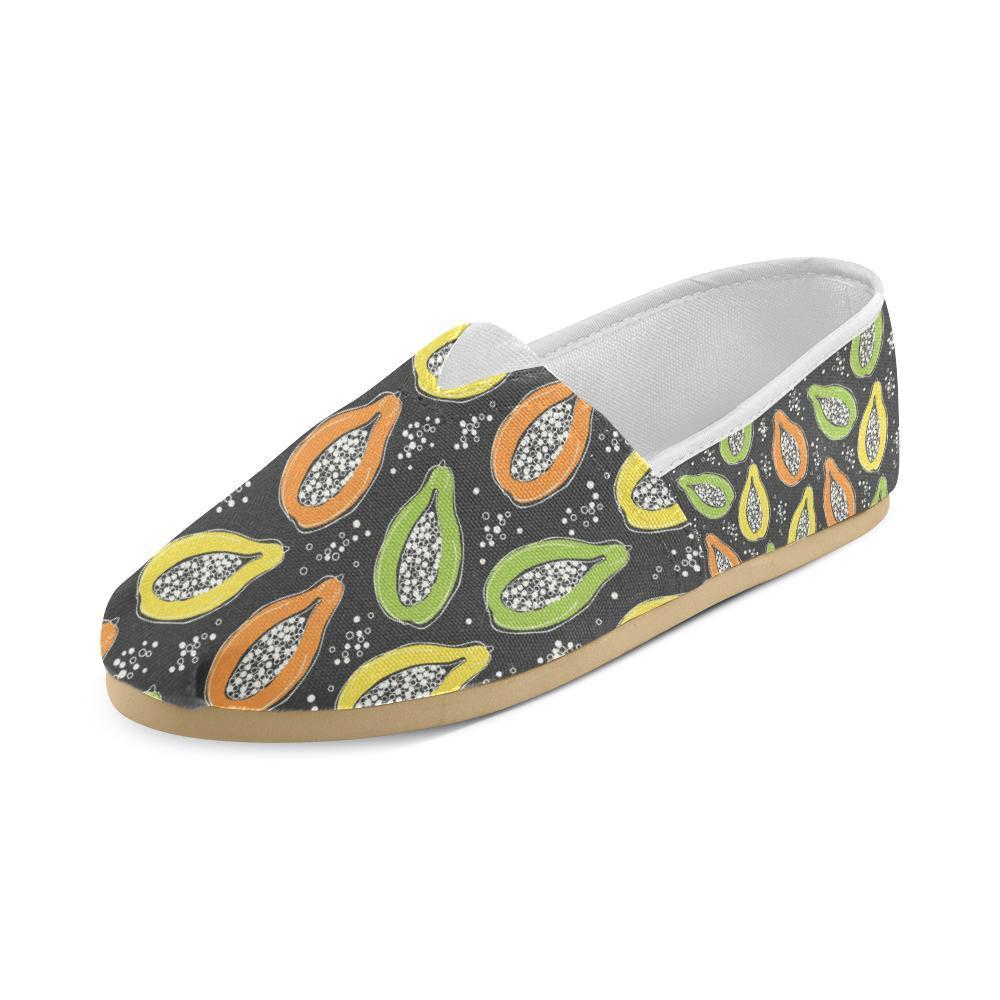 Papaya Pattern Print Design PP05 Women Casual Shoes-JorJune.com