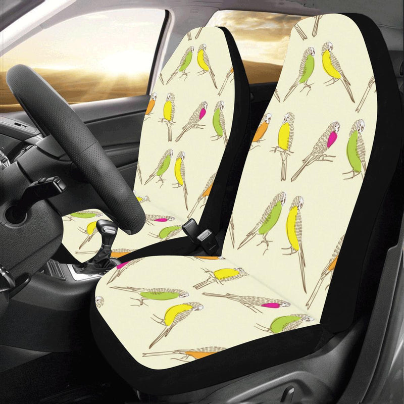 Parakeet Pattern Print Design A01 Car Seat Covers (Set of 2)-JORJUNE.COM