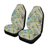 Parakeet Pattern Print Design A02 Car Seat Covers (Set of 2)-JORJUNE.COM