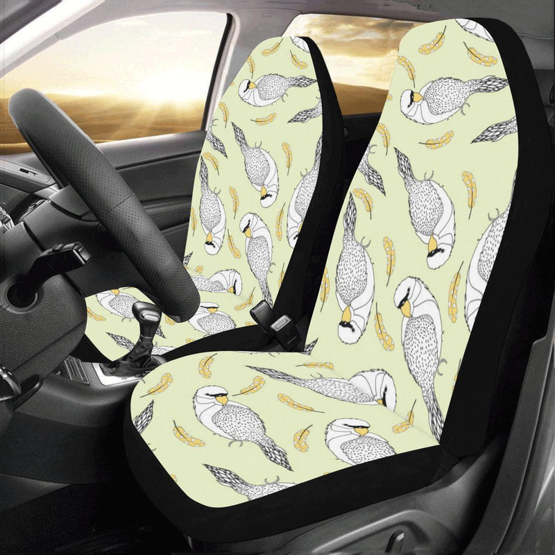 Parakeet Pattern Print Design A03 Car Seat Covers (Set of 2)-JORJUNE.COM