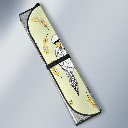 Parakeet Pattern Print Design A03 Car Sun Shades-JORJUNE.COM