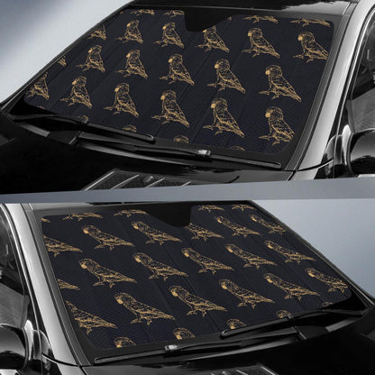 Parakeet Pattern Print Design A04 Car Sun Shades-JORJUNE.COM