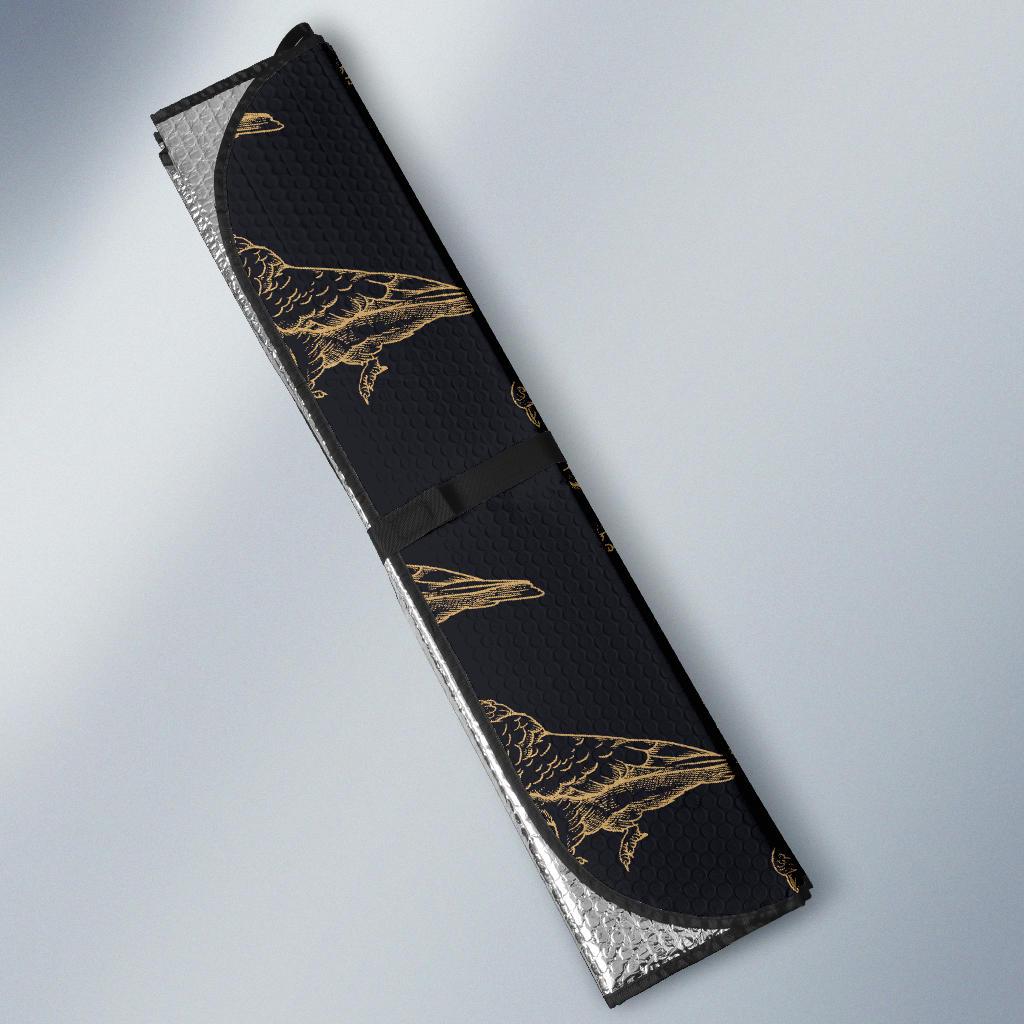 Parakeet Pattern Print Design A04 Car Sun Shades-JORJUNE.COM