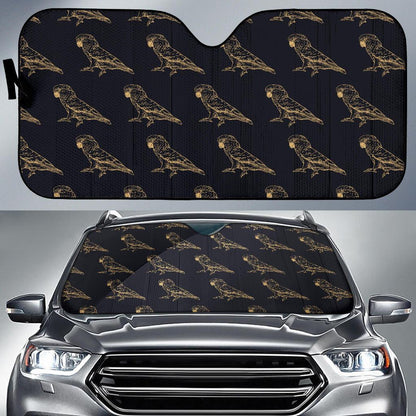 Parakeet Pattern Print Design A04 Car Sun Shades-JORJUNE.COM