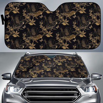 Parakeet Pattern Print Design A05 Car Sun Shades-JORJUNE.COM