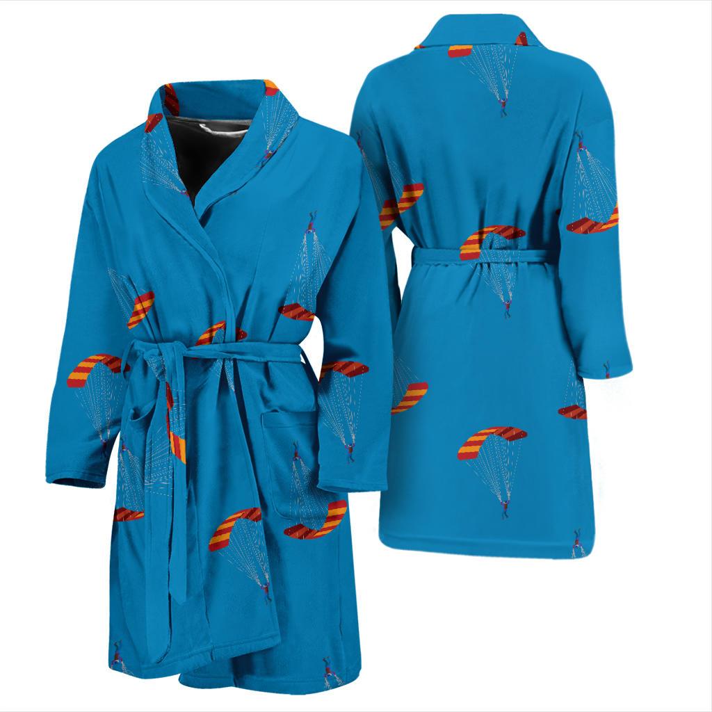 Paratrooper Pattern Print Design A01 Men Bathrobe-JORJUNE.COM
