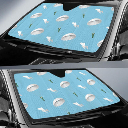 Paratrooper Pattern Print Design A02 Car Sun Shades-JORJUNE.COM