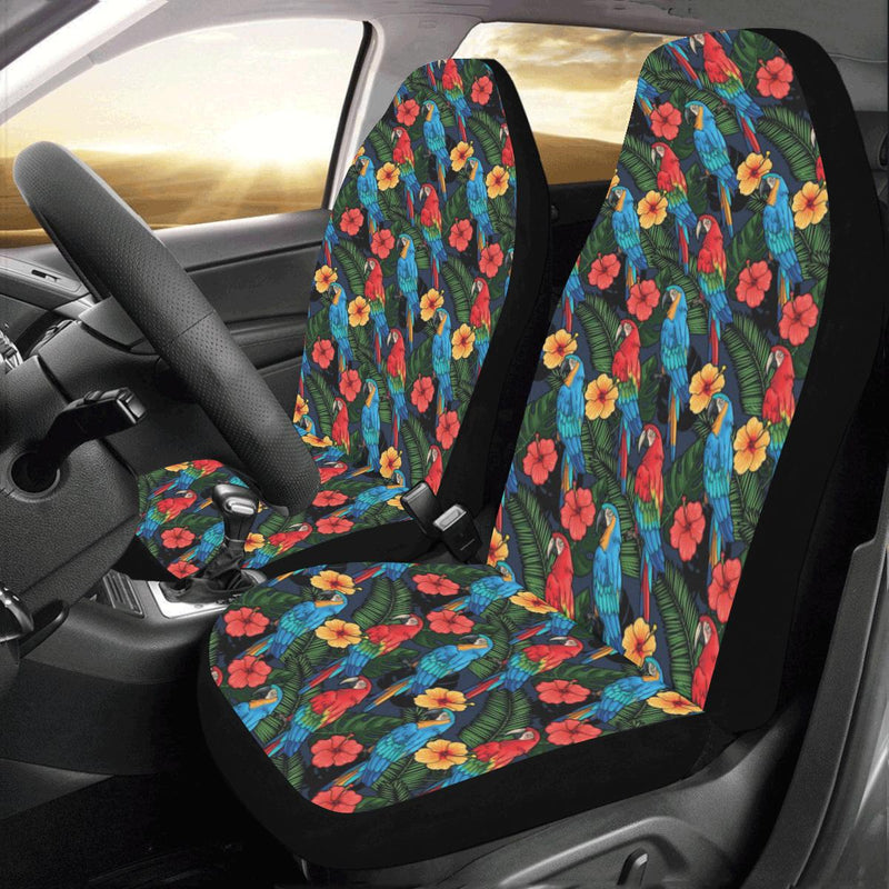 Parrot Pattern Print Design A01 Car Seat Covers (Set of 2)-JORJUNE.COM