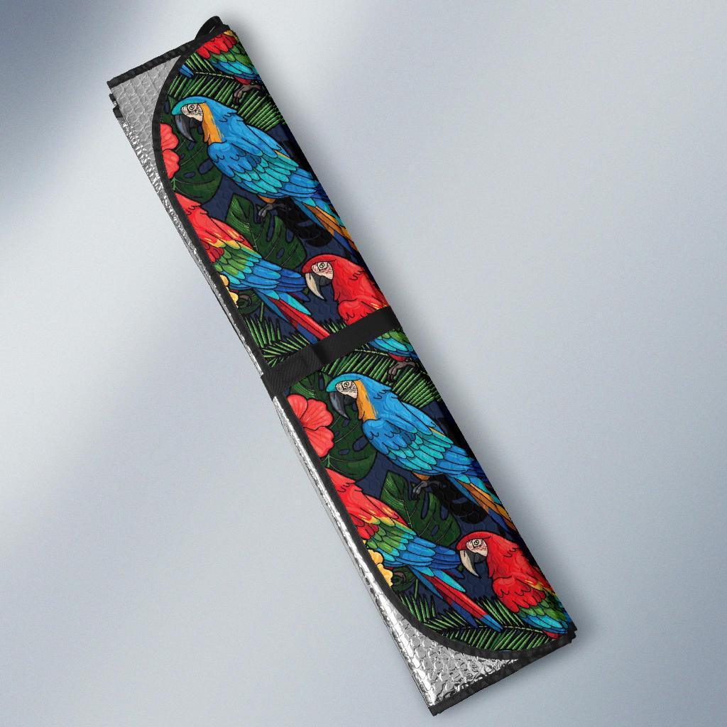 Parrot Pattern Print Design A01 Car Sun Shades-JORJUNE.COM
