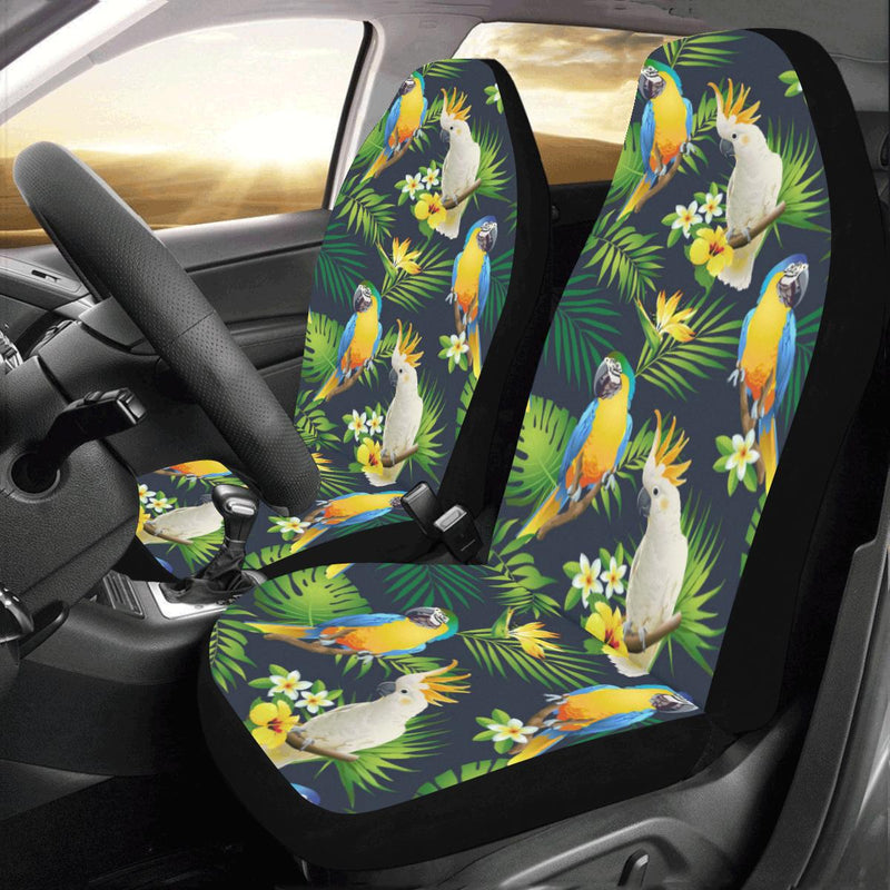 Parrot Pattern Print Design A03 Car Seat Covers (Set of 2)-JORJUNE.COM